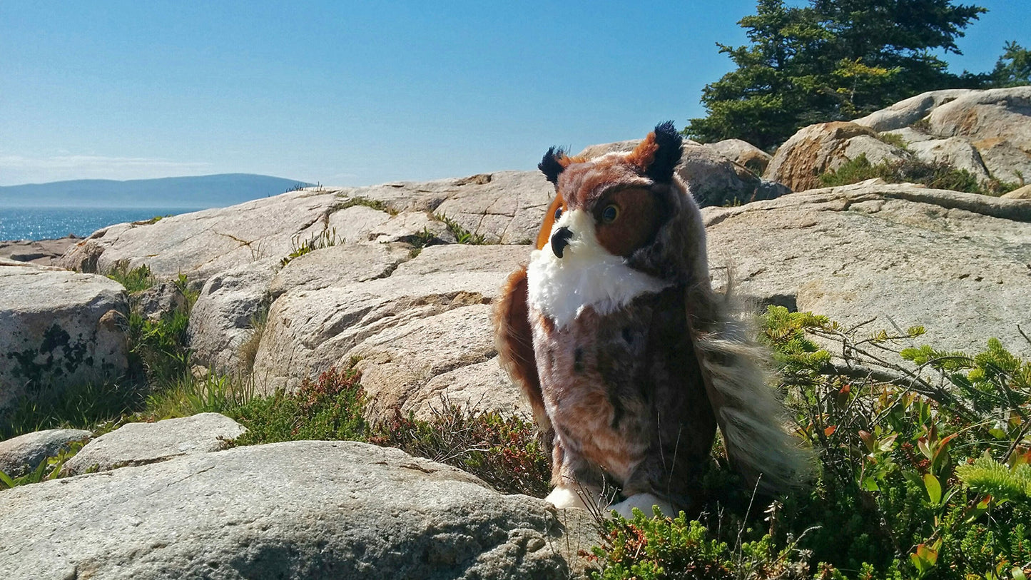 Douglas Einstein Great Horned Owl Plush Stuffed Animal