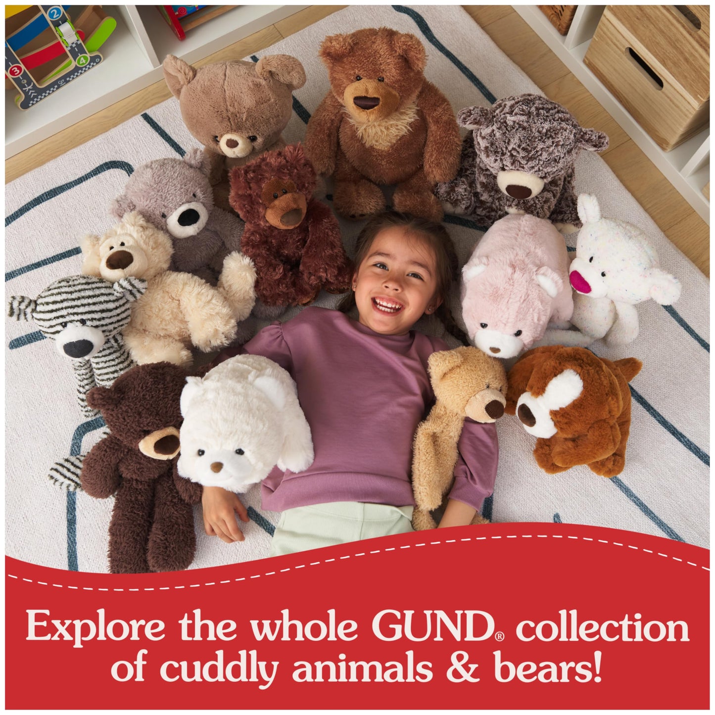 GUND Gemma Zebra Plush, Zebra Stuffed Animal for Ages 1 and Up, Gray/White, 12"