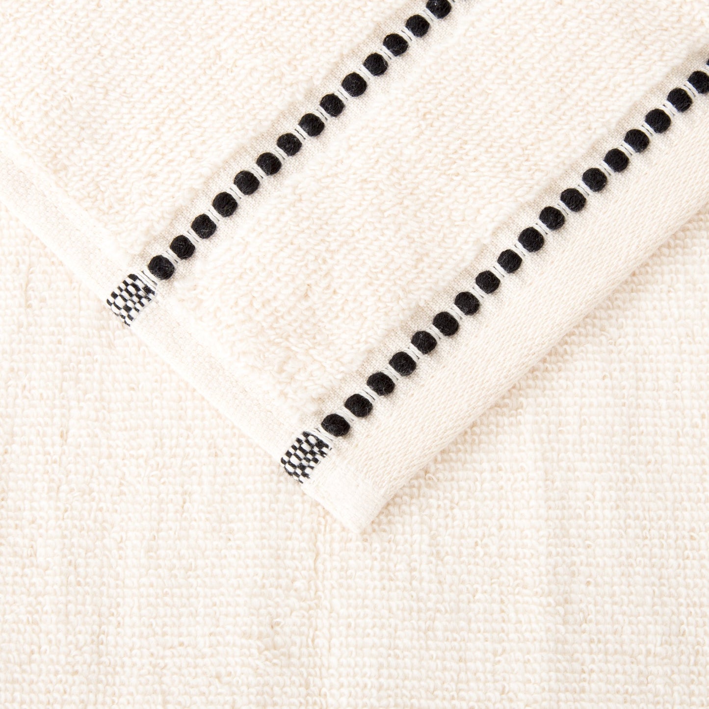 Lavish Home 6 Piece Bathroom Towels Set - 525GSM 100% Cotton Bathroom Essentials - 2 Bath Sheets, 2 Hand Towels, and 2 Wash Cloths for Bath, Shower, Gym, Spa, and Dorm Room (Beige)