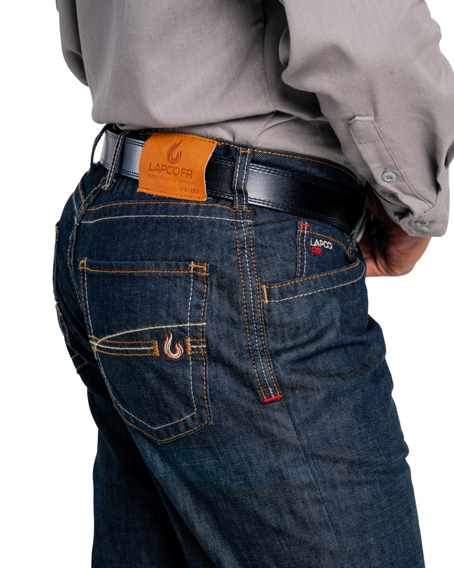 LAPCOFR unisex adult P-indm10 jeans, Washed Denim, 36W x 30L US