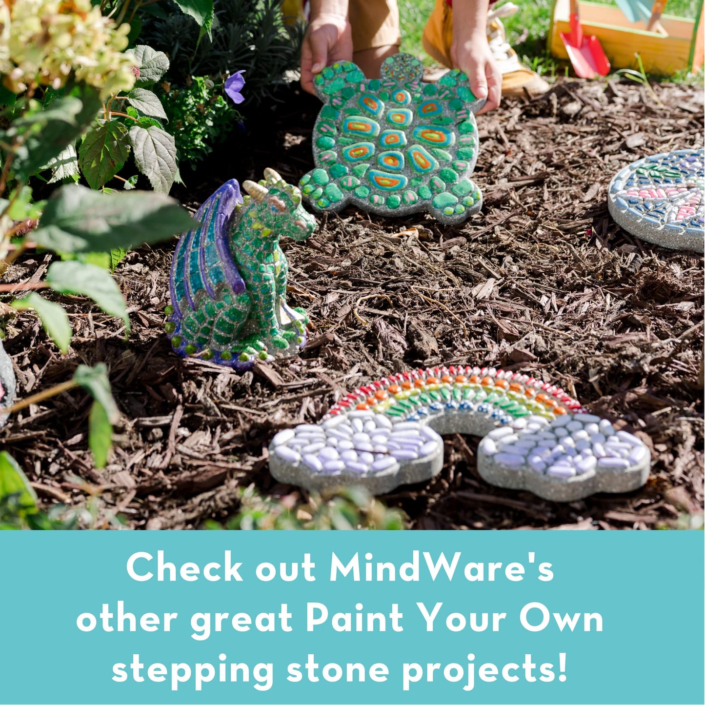 MindWare Paint Your Own Stone: Unicorn Garden