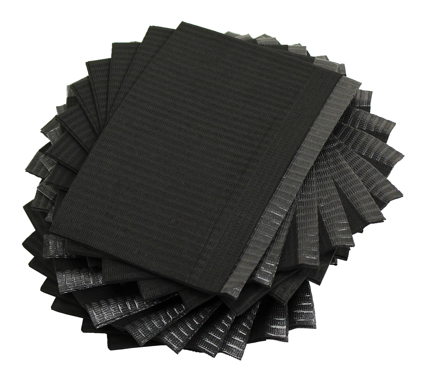 Adenna Dental Bibs/Lap Cloths BIB740BK - Disposable, Black, Case of 500