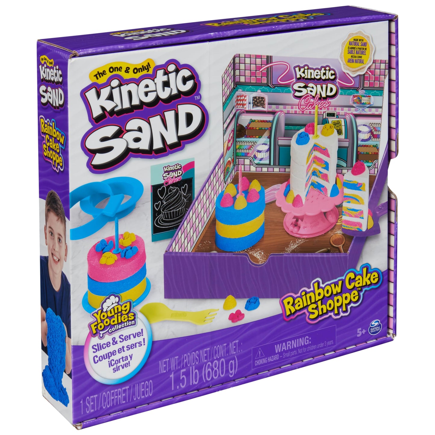 Kinetic Sand, Rainbow Cake Shoppe Playset