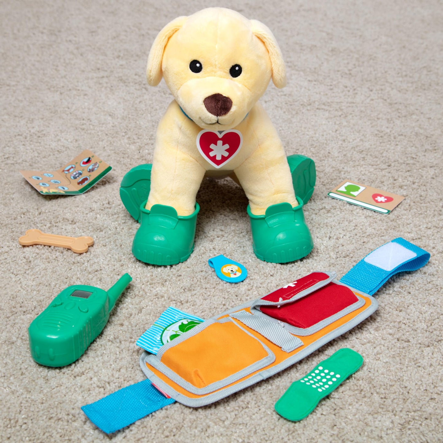 Melissa & Doug Let’s Explore™ Ranger Dog Plush with Search and Rescue GearSearch and Rescue Dog Stuffed Animal for Kids Ages 3+