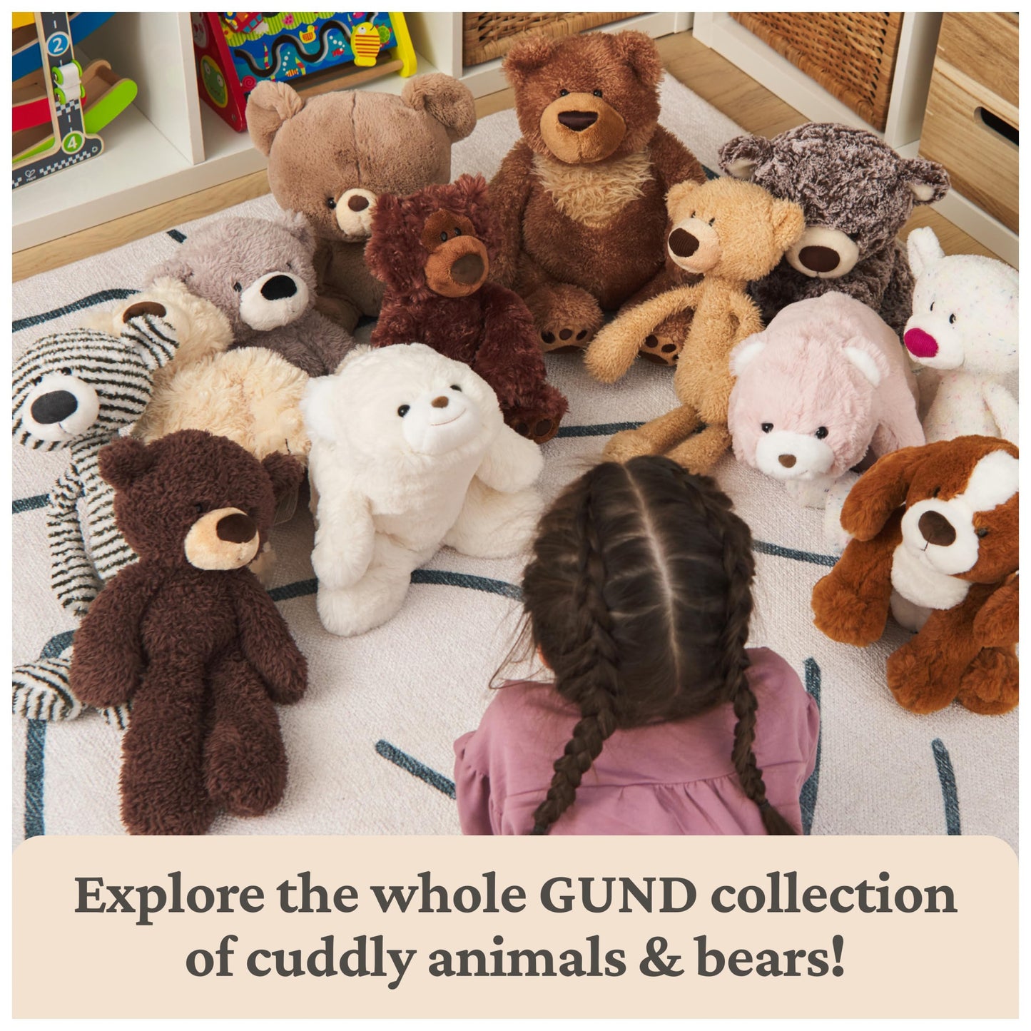GUND Snuffles Two-Tone Plush Stuffed Bear, 13"