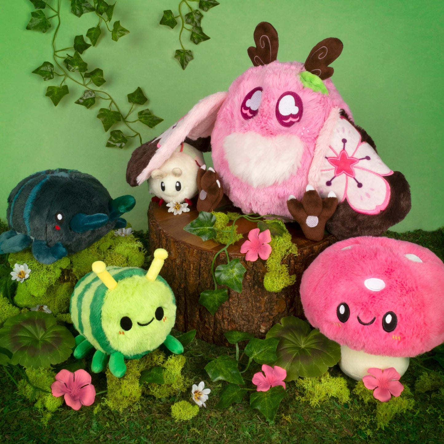 Squishable / Party Snackers Lilac Luna Moth Plush Toy
