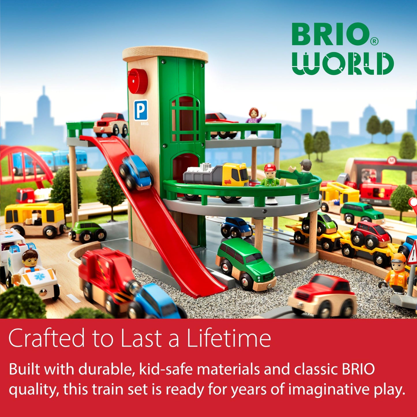 BRIO World - 33319 Battery Operated Action Train | Toy Train for Kids Age 3 and up