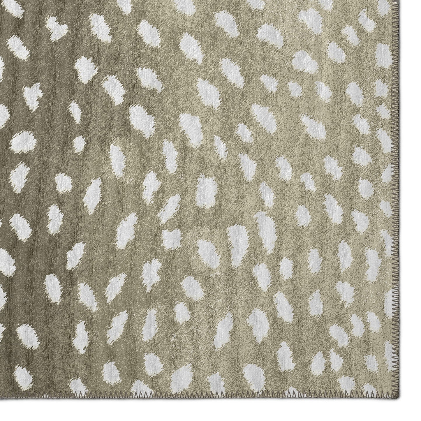 Addison Rugs Safari ASF33 Fawn Washable 2'3" x 7'6" Indoor Outdoor Hallway Runner Rug, Stain Resistant Washable Kitchen Area Carpet for Bathroom, Entry, Patio, Laundry and Bedroom Rug