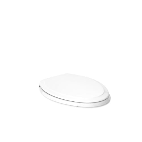 KOHLER RUTLEDGE® NIGHTLIGHT Elongated Toilet Seat, White, Grip-Tight Installation, Quiet Close Seat Prevents Slamming