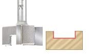 Amana Tool 45527 Carbide Tipped 2 Dia x 1/2 CH x 1/2 Shk x 2-1/2 Long Spoilboard Surfacing & Flattening 4-Flute Router Bit