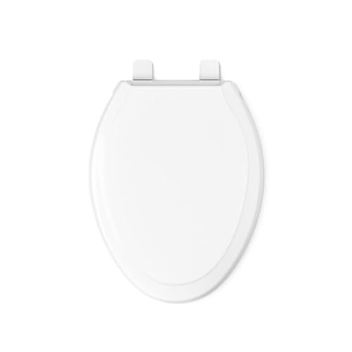 KOHLER RUTLEDGE® NIGHTLIGHT Elongated Toilet Seat, White, Grip-Tight Installation, Quiet Close Seat Prevents Slamming