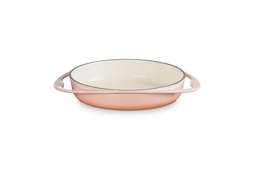 Le Creuset Enameled Cast Iron Traditional Round Tarte Tatin Dish, 2 qt., Peche