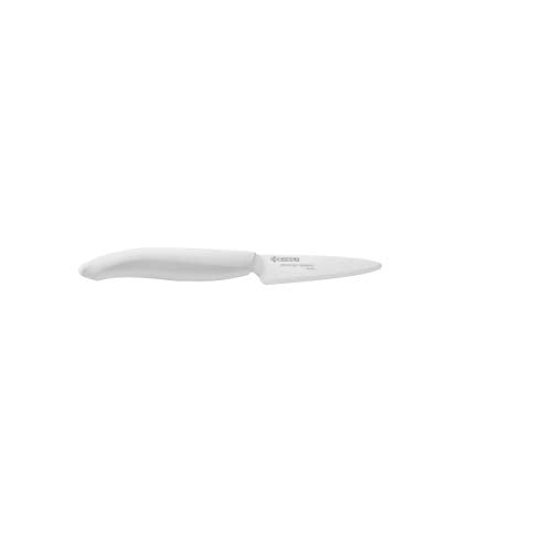 KYOCERA Revolution 2-piece Ceramic Knife Gift Set, 5.5 inch Santoku and 3 inch Paring, White