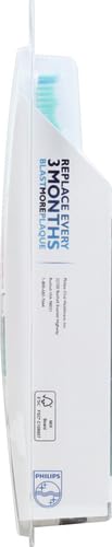 Philips Sonicare Genuine E-Series Replacement Toothbrush Heads, 2 Brush Heads, White, HX7022/66