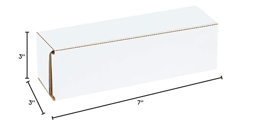 Partners Brand PM733 7"L x 3"W x 3"H, White (Pack of 50)