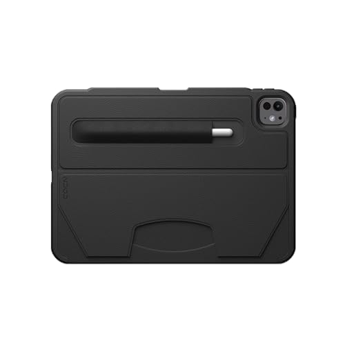 Zugu Case for iPad Pro 11 (M4) 2024, Slim Protective Cover with Apple Pencil Holder, Auto Wake/Sleep, Multiple Viewing Angles - iPad Pro 11 Inch Case, iPad 11 Case, iPad Pro 11 Inch Case - Black