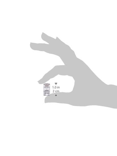 Platinum Tools 100003B EZ-RJ45 Cat5e Connector, 100-Pack