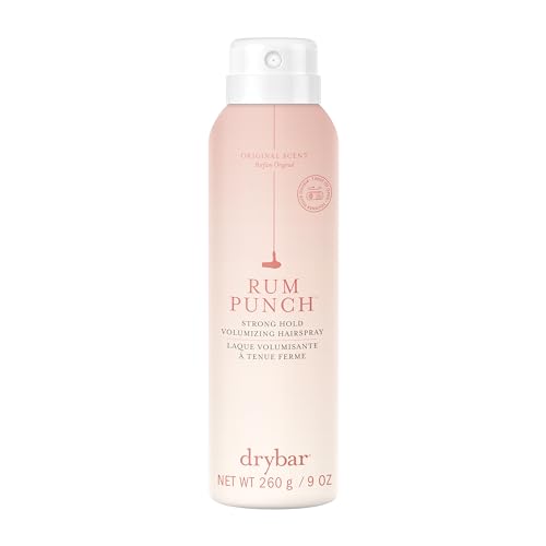 Drybar Rum Punch Strong Hold Volumizing Hairspray | Holds Style for 24 Hours and Instantly Doubles Volume,* No Flakiness or Buildup, Maximum Hold for Hair Styles and Updos, Vegan & Cruelty Free