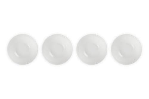 Le Creuset Stoneware Set of 4 Soup Bowls, 22 oz. (6.25") each, White
