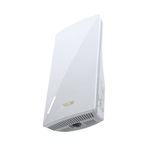 ASUS RP-AX58 AX3000 Dual Band WiFi 6 (802.11ax) Range Extender, AiMesh Extender for seamless mesh WiFi; works with any WiFi router