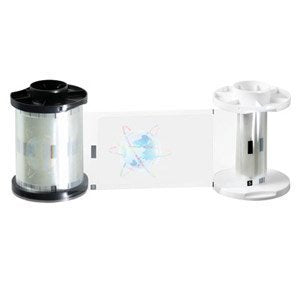 82604 - FARGO 82604 HDP5000 POLYGUARD 1.0M HOLO SECURE ORBIT Fargo 82604 Holographic PolyGuard Laminate - 250 imprints