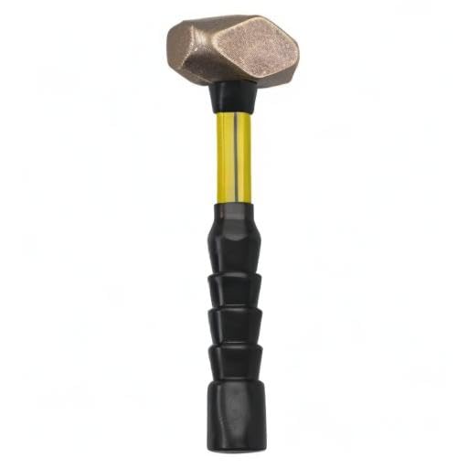 Nupla - 30015 BRS1.5 Classic Brass Hammer, SG Grip, 12" Long Handle