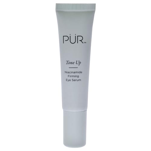 PÜR Beauty Tone Up Niacinamide Firming Eye Serum, Skin & Eye Serum for Morning and Night, Beauty Eye Serum, 0.42 fl oz/12.5ml