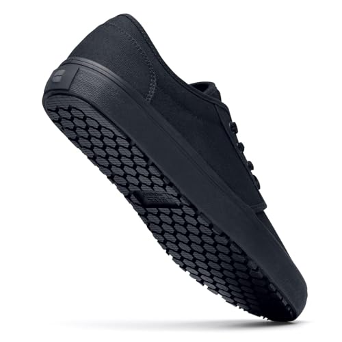 Shoes For Crews Unisex Slip-Resistant Work Sneakers – Comfortable, Lightweight, Water-Resistant & Non-Slip Work Shoes - Ideal for Men & Women in Hospitality, Retail, Food Service & More - Merlin, Size 11