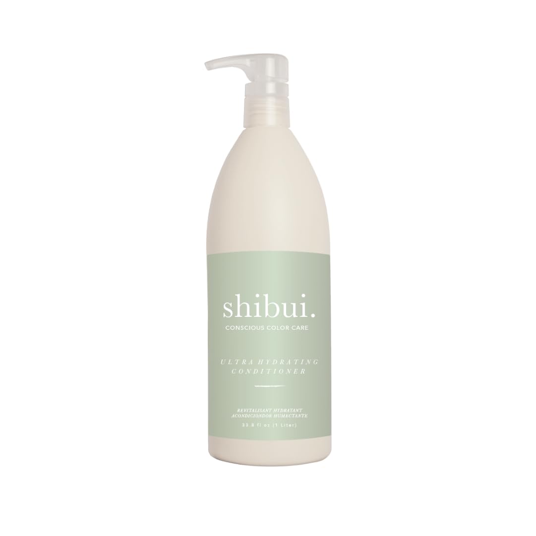 SHIBUI Ultra Hydrating Conditioner, Moisture-Rich Conditioning & Color Protection with Shea Butter & Hyaluronic Acid, For Medium to Textured Hair, Color-Safe & Silicone-Free, 33.8 Fl Oz