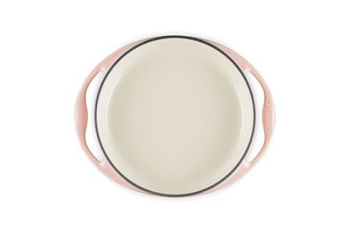 Le Creuset Enameled Cast Iron Traditional Round Tarte Tatin Dish, 2 qt., Peche