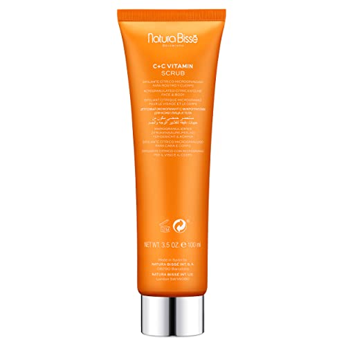 Natura Bissé C+C Vitamin Scrub | Micro-Granulated Citrus Exfoliant | Renews, Revitalizes & Smooths, 3.5 Oz