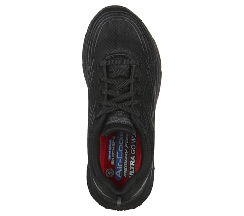 Skechers Women's Relaxed Fit Max Cusioning Elite SR Outsole Health Care Professional Shoe, Black, 8.5 Wide