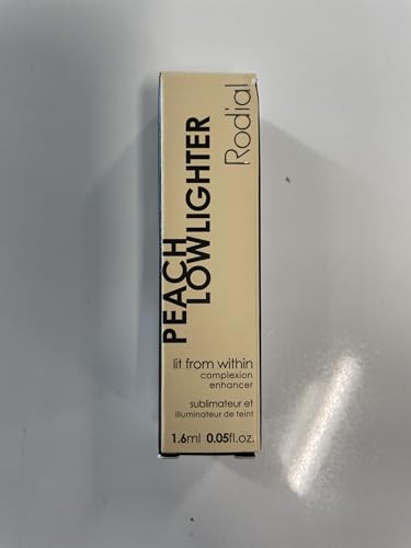 Rodial Peach Lowlighter 0.05 fl oz, Travel Size Liquid Colour Concealer, Face Concealer, Non-Shimmer Finish, Warming Complexion-Enhancer, Hydrating Formula with Hyaluronic Acid, Vitamin E and Caffeine