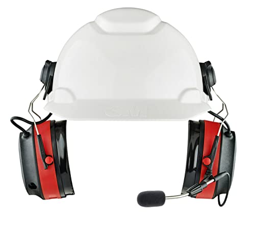 3M Pro-Comms Electronic Hearing Protector, Wireless Earmuffs With Bluetooth Technology & External Noise-Canceling Boom Microphone, Noise Reduction Rating (NRR) 26 dB, Premium Gel Cushions (90546-SIOC)