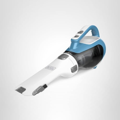 BLACK+DECKER dustbuster AdvancedClean Handheld Vacuum Cordless, Compact Home and Car Vacuum with Crevice Tool ,Rotating Nozzle and Charging Station, Large Dust Bowl (CHV1410L)