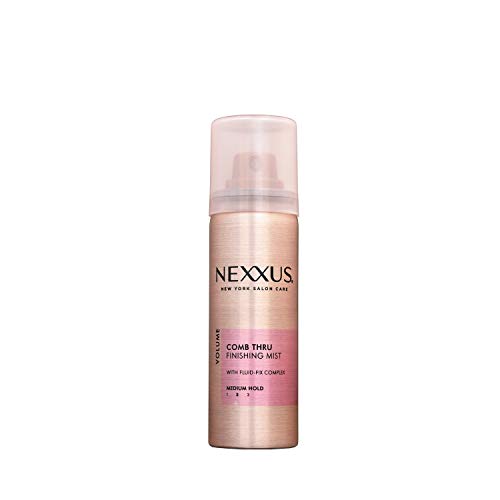 Nexxus Travel & Trial Comb Thru Finishing Mist Hair Spray, for Volume, 12 Count Hold Hair Spray Hair Styling 1.5 oz
