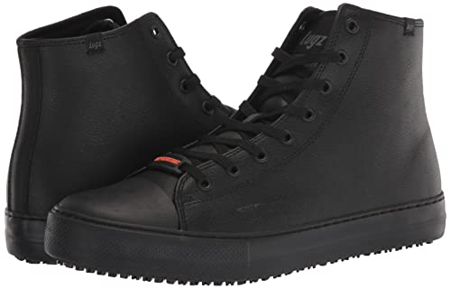 Lugz Men's Stagger Hi Slip-Resistant Work Shoe, Black, 9.5 M US