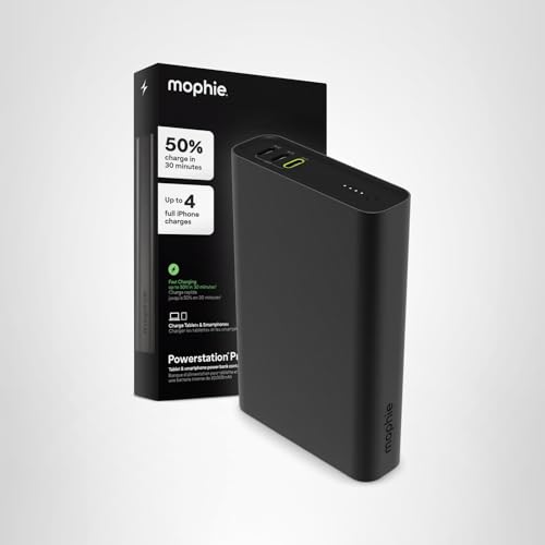 Mophie Powerstation Fast 20,000mAh Power Bank | Faster Charging | 45W, Multi-Device