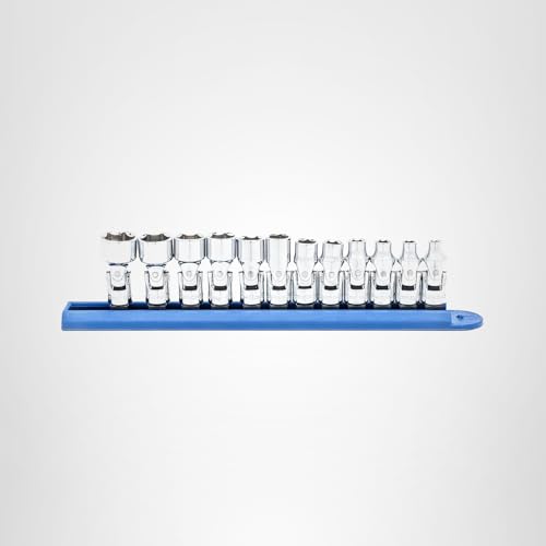 GEARWRENCH 12 Pc. 1/4" Drive 6 Pt. Flex Socket Set, Metric - 80311