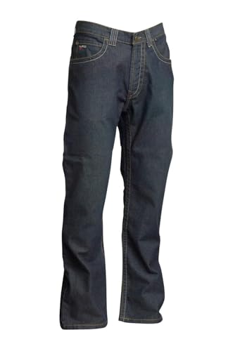LAPCOFR unisex adult P-indm10 jeans, Washed Denim, 36W x 30L US
