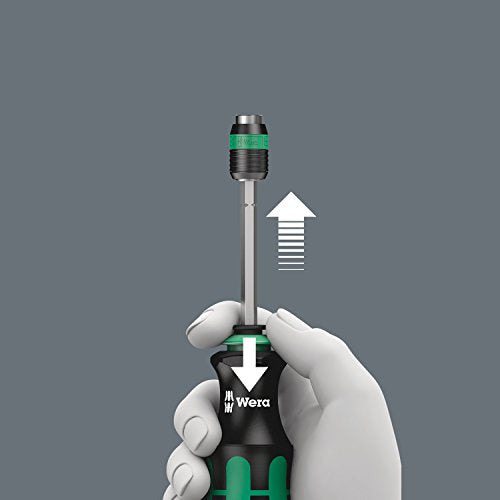 Wera - 5051025001 KK 26 7-In-1 Bitholding Screwdriver with Removable Bayonet Blade (SL/PH/SQ) Silver