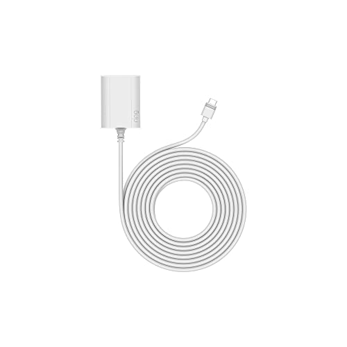 Ring Indoor/Outdoor Power Adapter (USB-C) for Stick Up Cam Pro, Spotlight Cam Plus, Spotlight Cam Pro - White