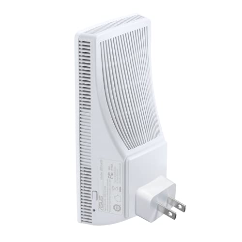 ASUS RP-AX58 AX3000 Dual Band WiFi 6 (802.11ax) Range Extender, AiMesh Extender for seamless mesh WiFi; works with any WiFi router