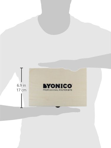 YONICO - Router Bits 1/4 Shank - Tungsten Carbide 1/4 Router Bit Set - Home Improvement Router Bits for Woodworking Tools Fresas para Router - 17150q