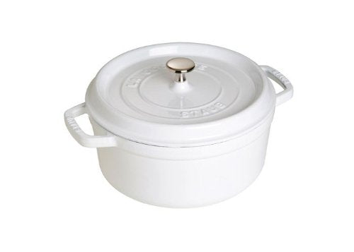 4-Qt. Round Dutch Oven Color: White