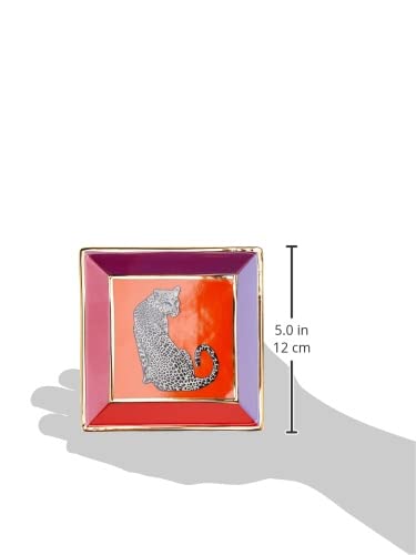 Jonathan Adler Safari Square Porcelain Tray, One Size, Multi