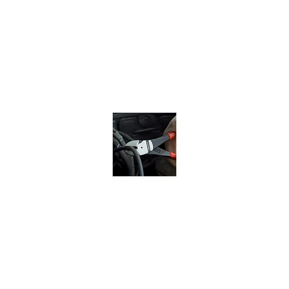 KNIPEX Tools 74 08 200 SBA InsulatedHigh Leverage Diagonal Cutters, 8-Inch