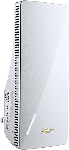 ASUS RP-AX58 AX3000 Dual Band WiFi 6 (802.11ax) Range Extender, AiMesh Extender for seamless mesh WiFi; works with any WiFi router