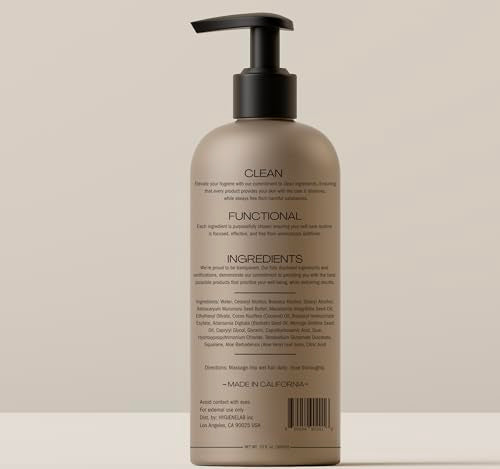 HygieneLab Men's Conditioner - EWG Verified, Best Men's Conditioner for all Hair Types, Unscented - Sulfate and Paraben Free, Lightweight, Hydrating, and Softening Formula, 10 fl oz