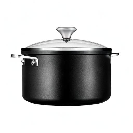 Le Creuset Toughened Nonstick PRO Stockpot With Glass Lid, 6.3 qt.
